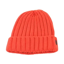 Knit Beanie med Hevet Logo