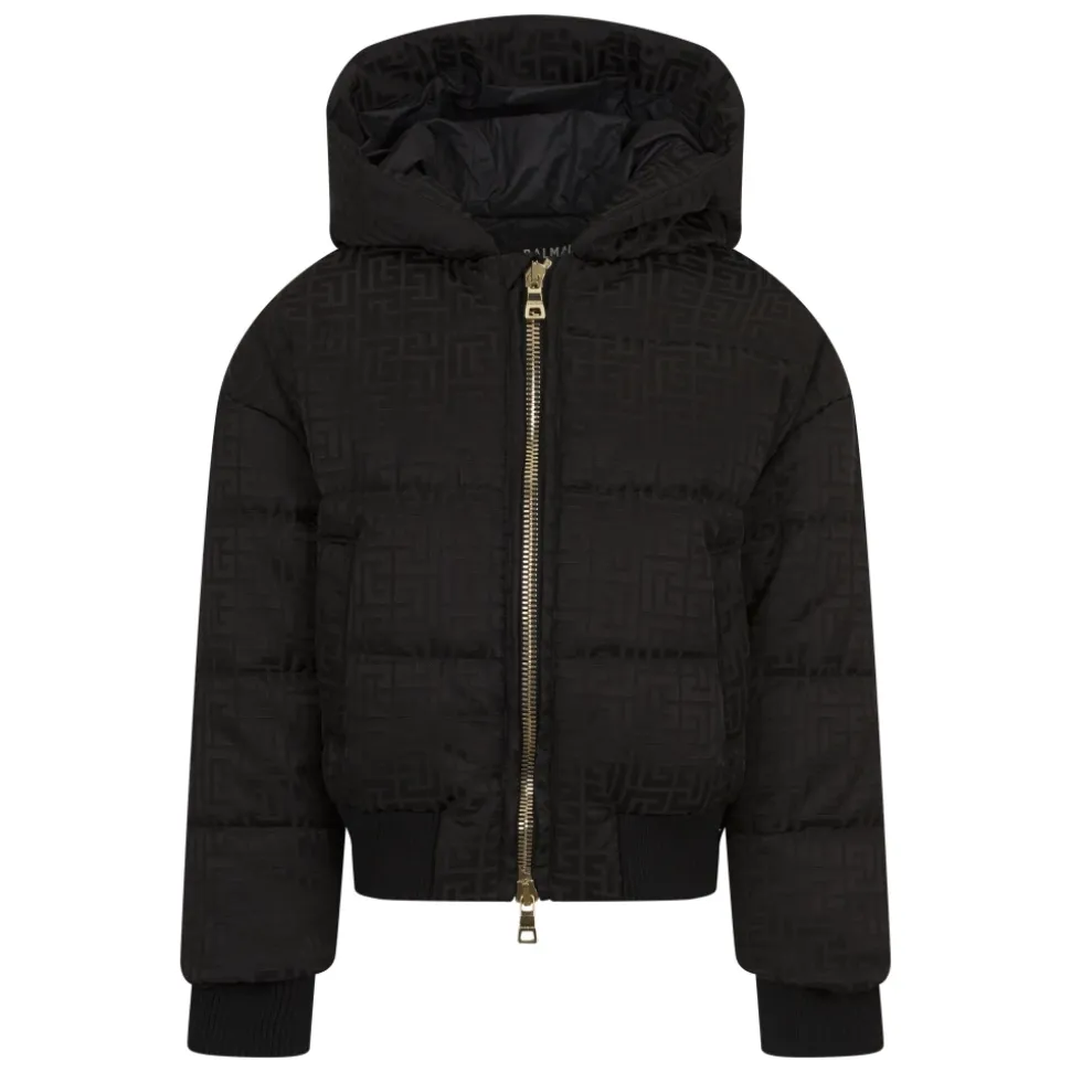 Kort Monogram Pufferjakke
