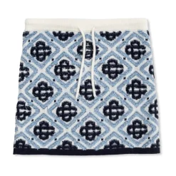 Kort skjørt med monogram
