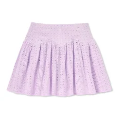 Lace Knit Mini Skirt