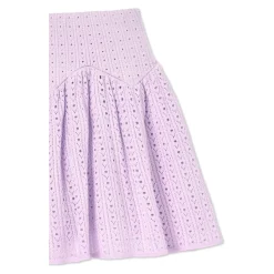 Lace Knit Mini Skirt