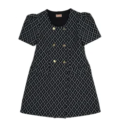 La Mia Bambina Double-Breasted Dress