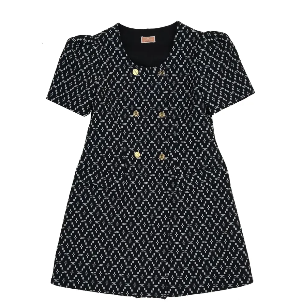 La Mia Bambina Double-Breasted Dress