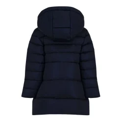 Lang dunjakke i nylon