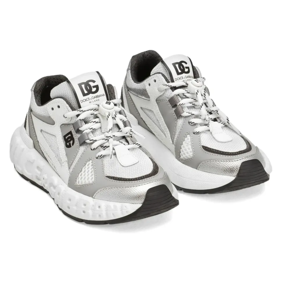 Lav Topp Sneaker Grå/Hvit
