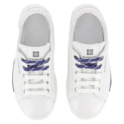 Leather Lace-Up Sneakers