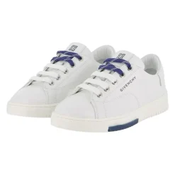 Leather Lace-Up Sneakers