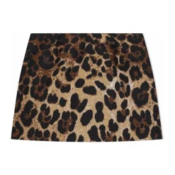 Leopardmønstret miniskjørt