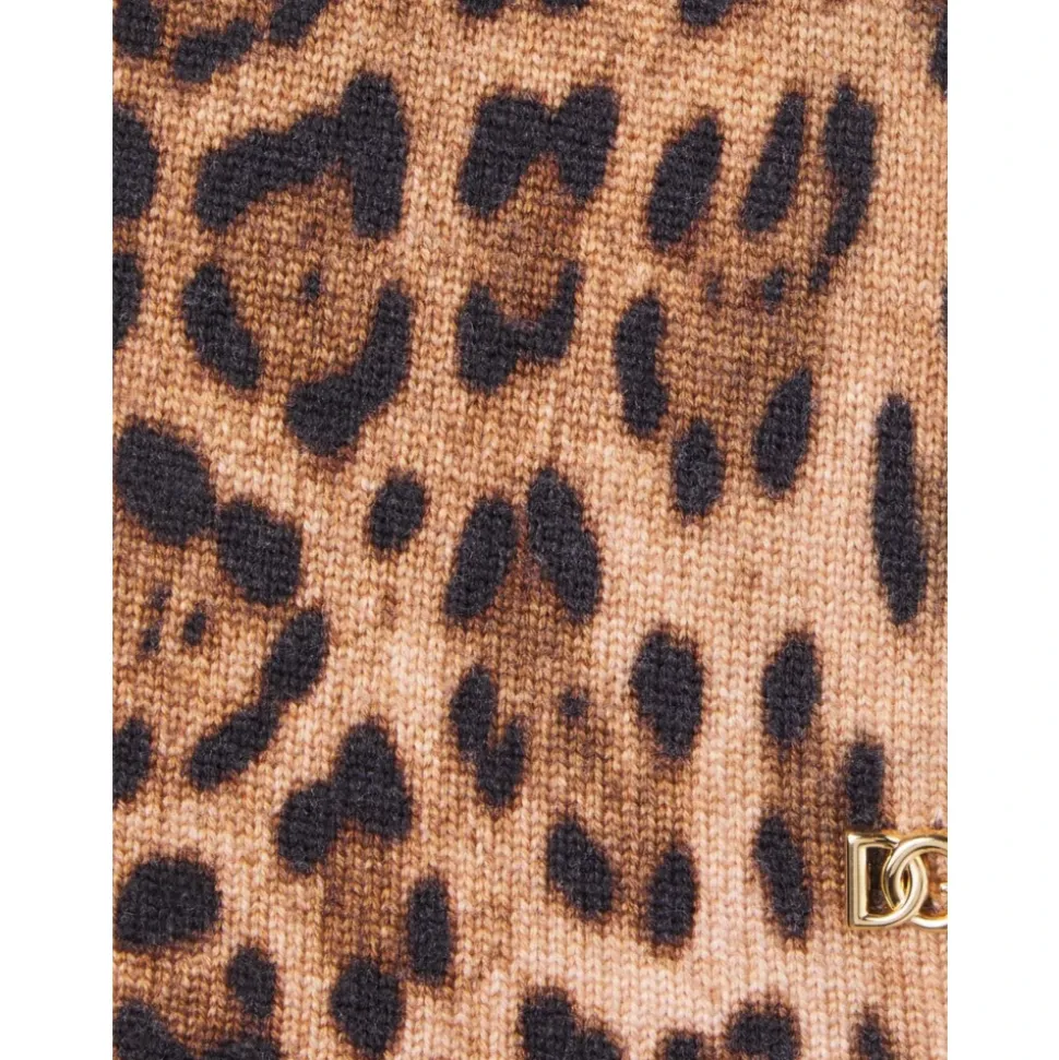 Leopardmønstret skjørt