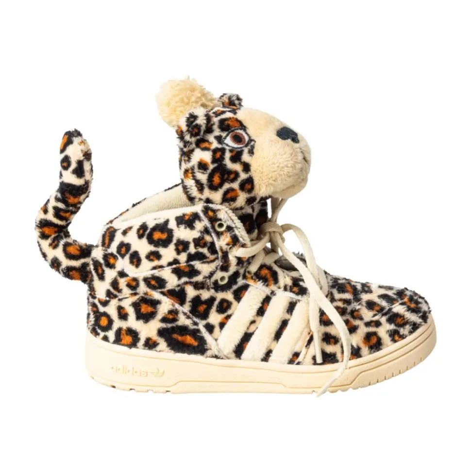 Leopard Plysj Barnesko