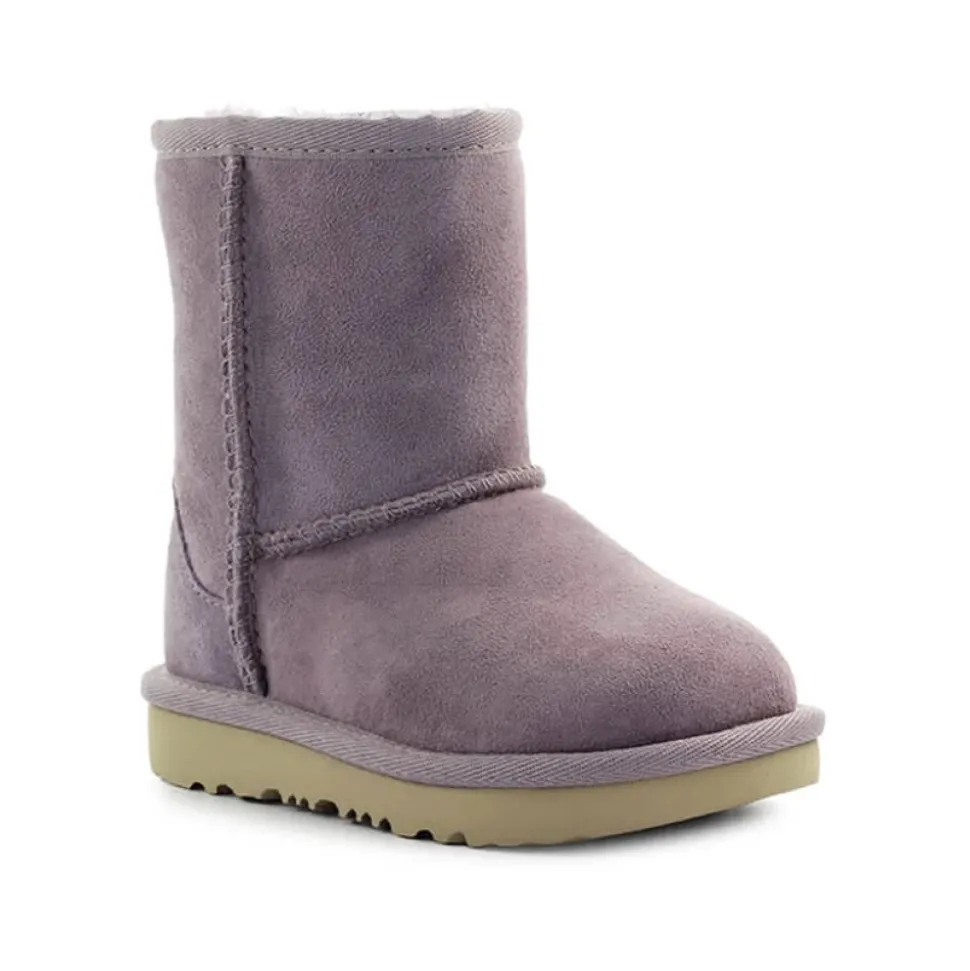 Lilla Semsket Baby Boot med Saueskinn