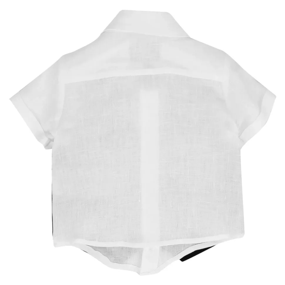 Linsskjorte med vest