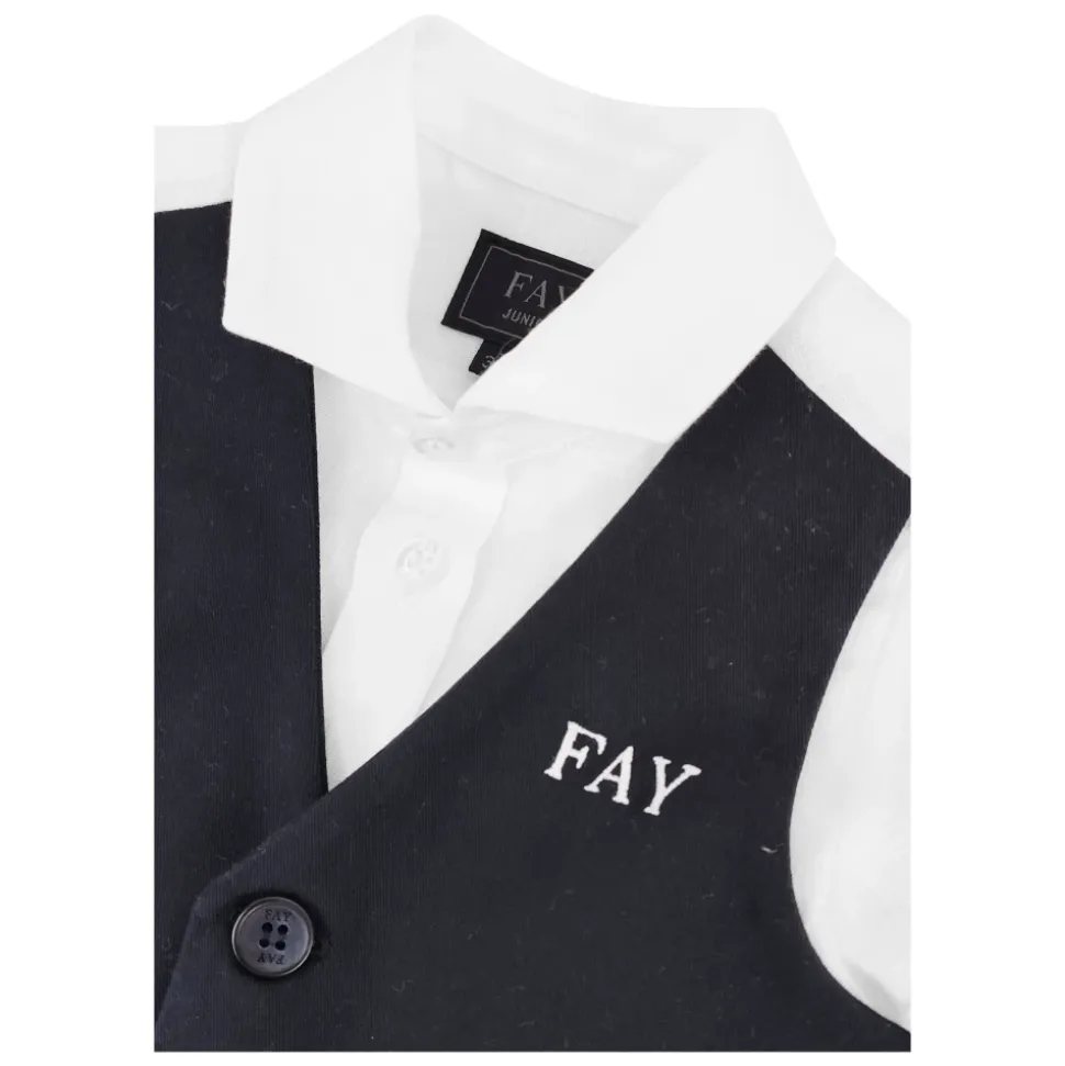 Linsskjorte med vest