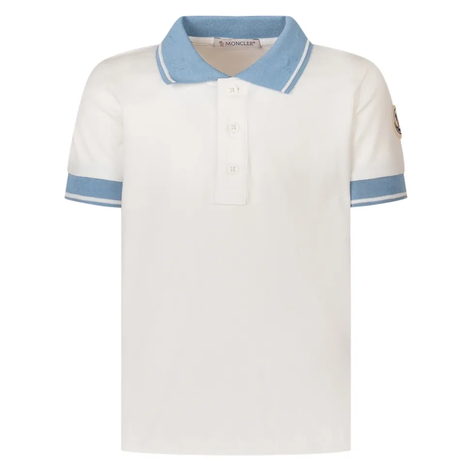 Logo Bomulls Pike Polo Skjorte