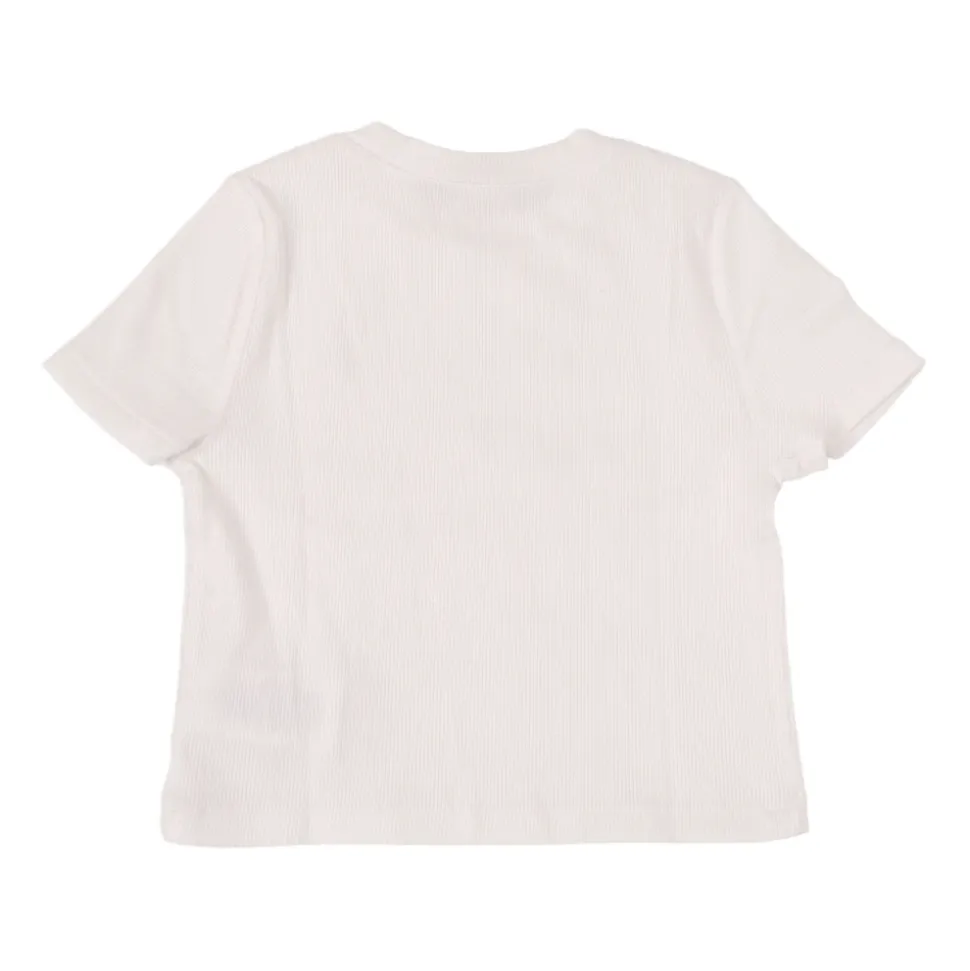 Logo-brodert T-skjorte