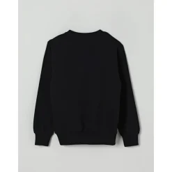 Logo Button Detail Sweatshirt