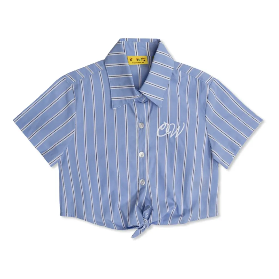 Logo-detail Striped Shirt