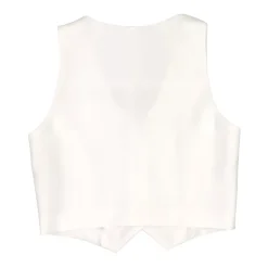 Logo Plaque V-neck Gilet