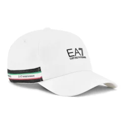 Logo Print Bomulls Baseballcaps