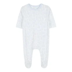 Logo Print Klær Sett Clear Blue