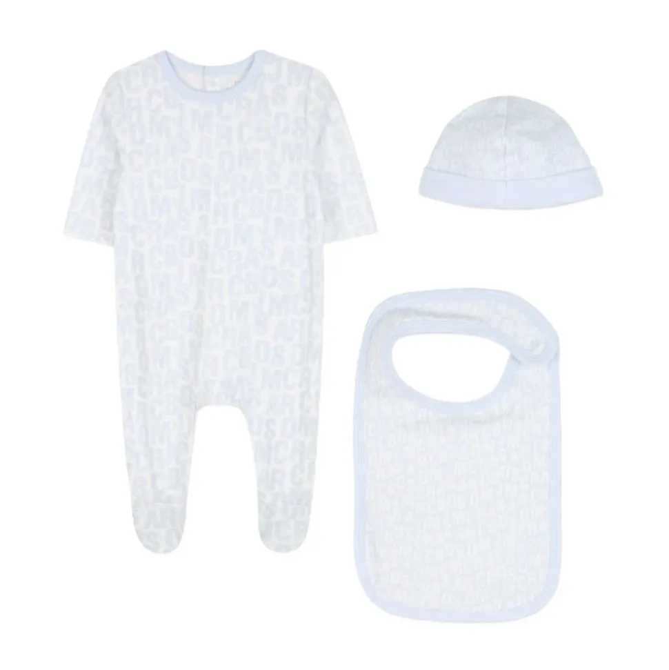 Logo Print Klær Sett Clear Blue