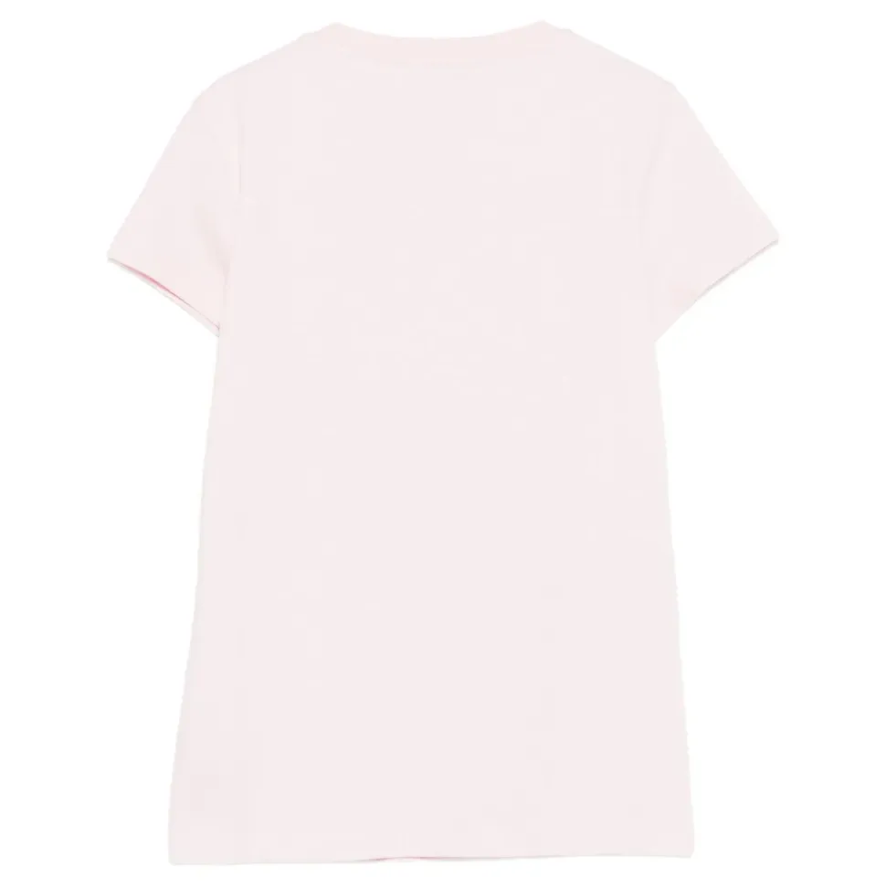 Logo T-skjorte med gullknapper