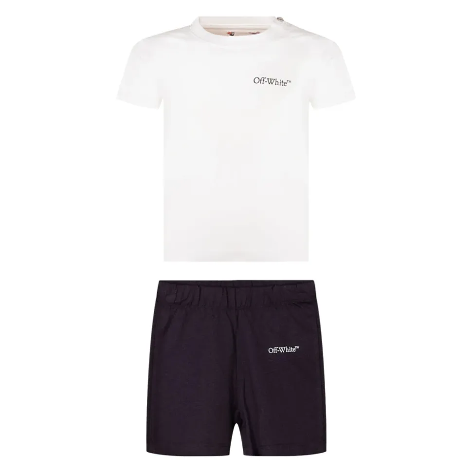 Logo T-skjorte og shortssett