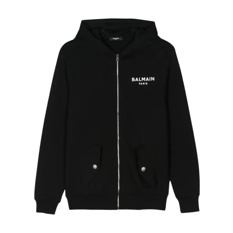 Logo Zip Hoodie
