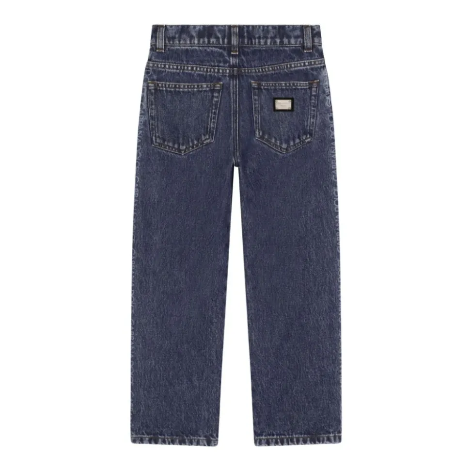 5-lommers Stilige Denim Jeans
