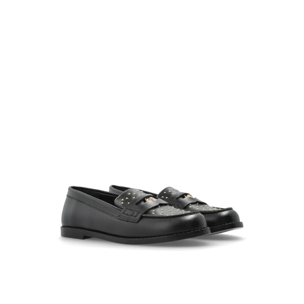 Lærloafers