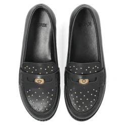 Lærloafers