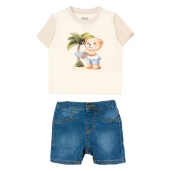 LVB Palm Tree Tee & Denim Set