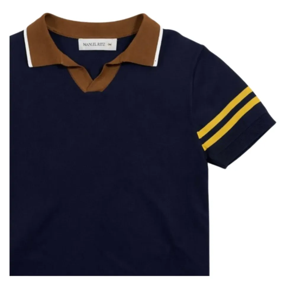 Manuel Ritz T-shirts og Poloer Blå