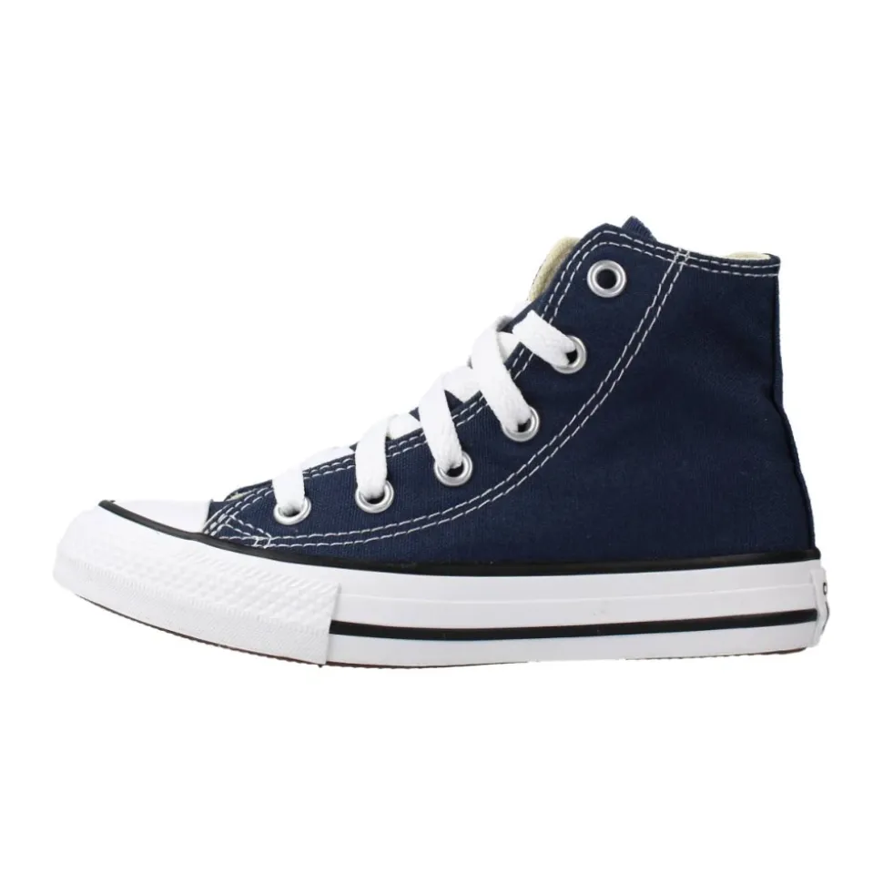 Marineblå Hi-Top Canvas Sneakers