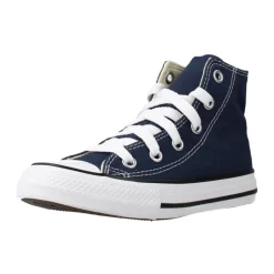 Marineblå Hi-Top Canvas Sneakers
