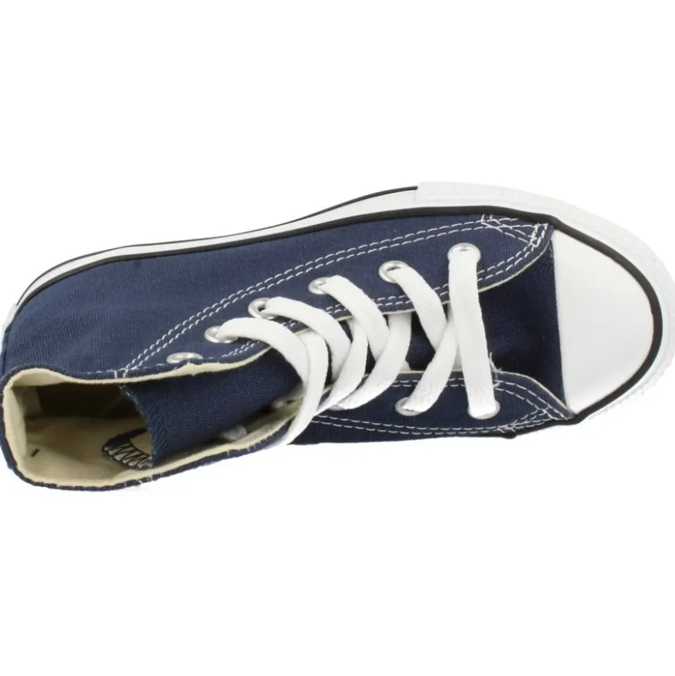 Marineblå Hi-Top Canvas Sneakers