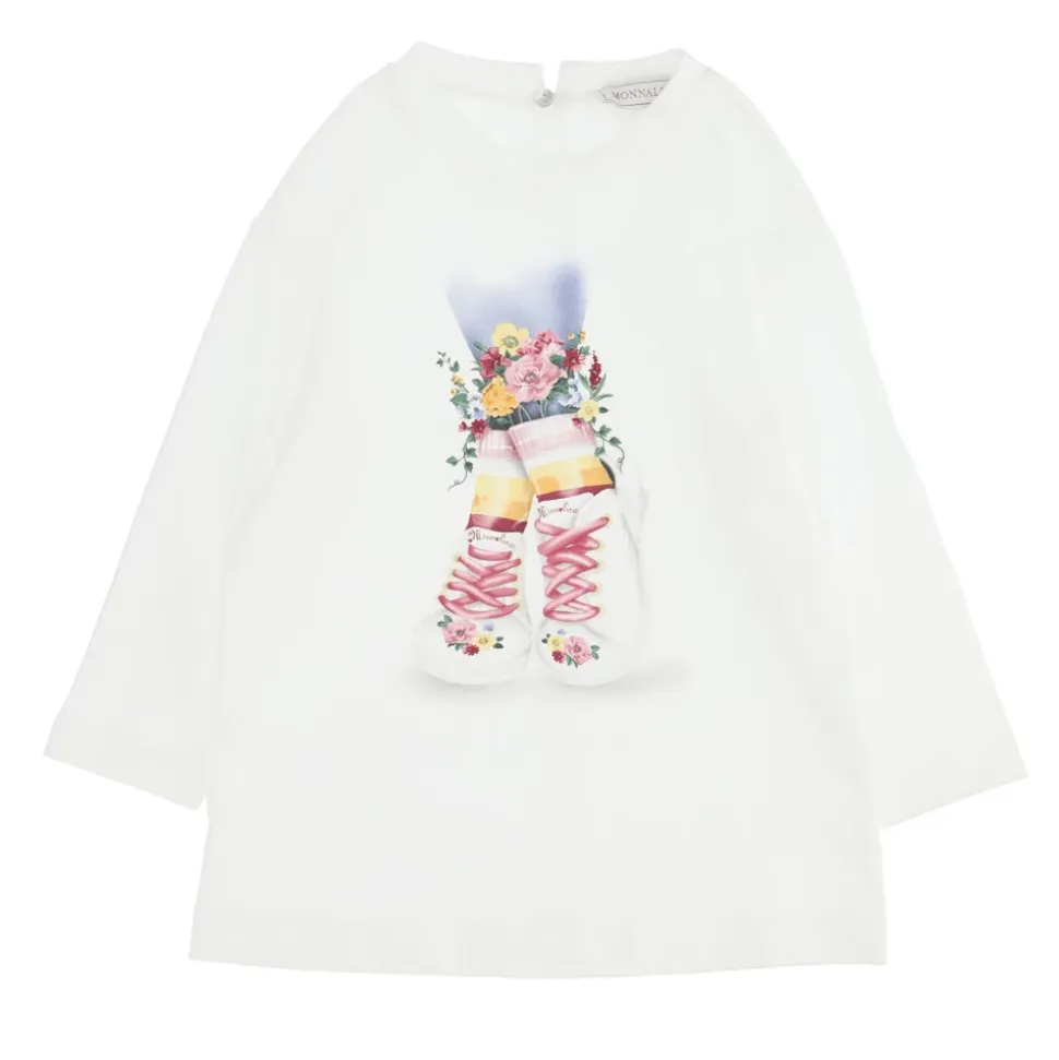 Maxi T-skjorte i bomullsjersey