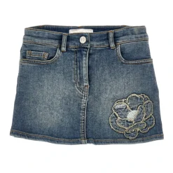Mini Skjørt i Denim