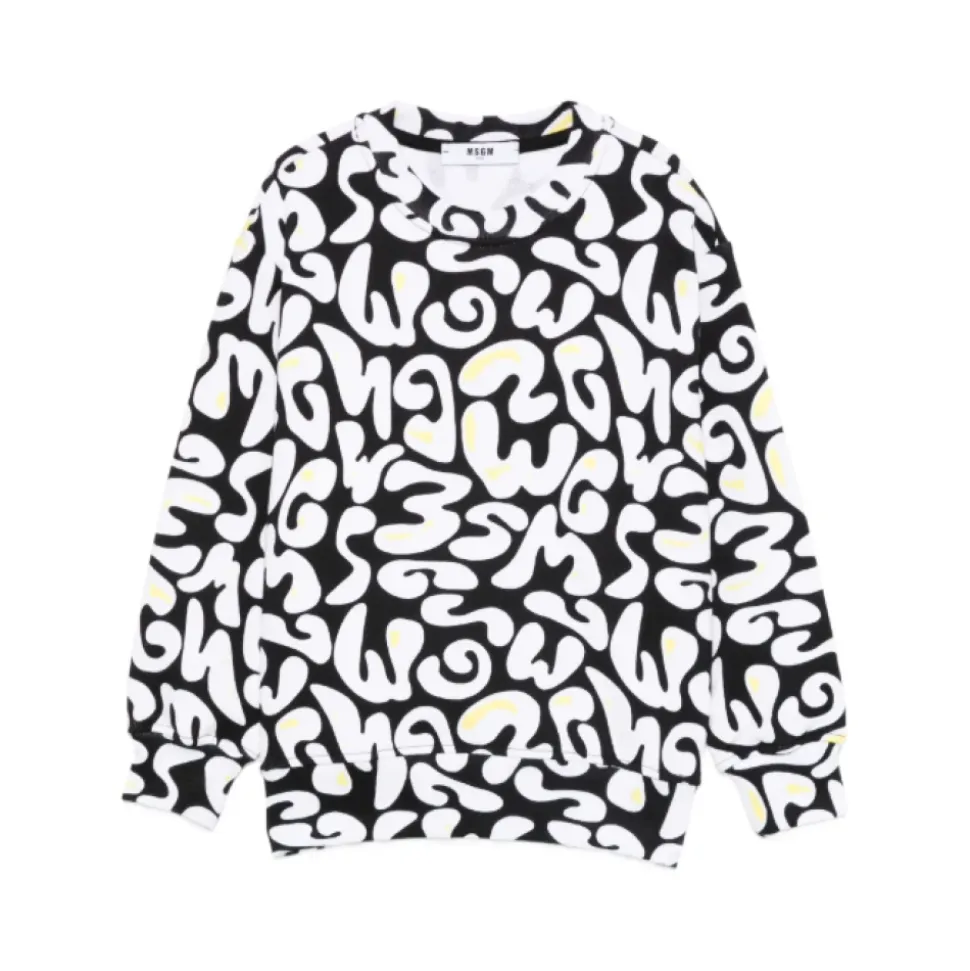 Mønstret sweatshirt