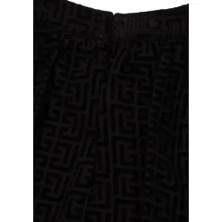 Monogramkjole med fløyelsfinish