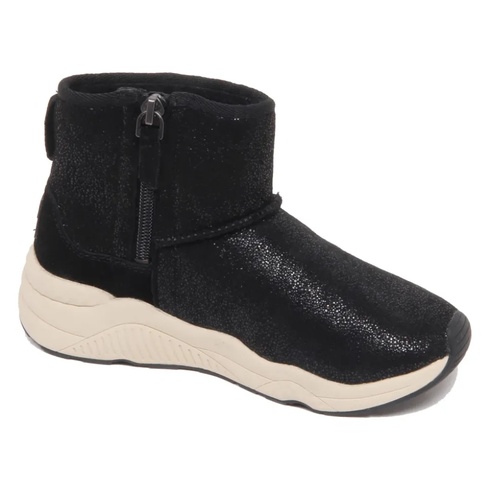 Moon Glitter Shearling Skinnende Effekt Sko