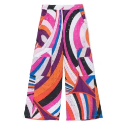 Multifarge Iride Print Wide Leg Bukser