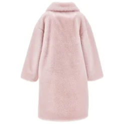 Myk Rosa Teddy Frakk Plysj