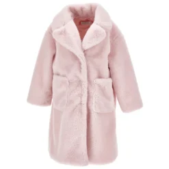 Myk Rosa Teddy Frakk Plysj