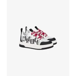 Nappa Leather Sneakers med Logo