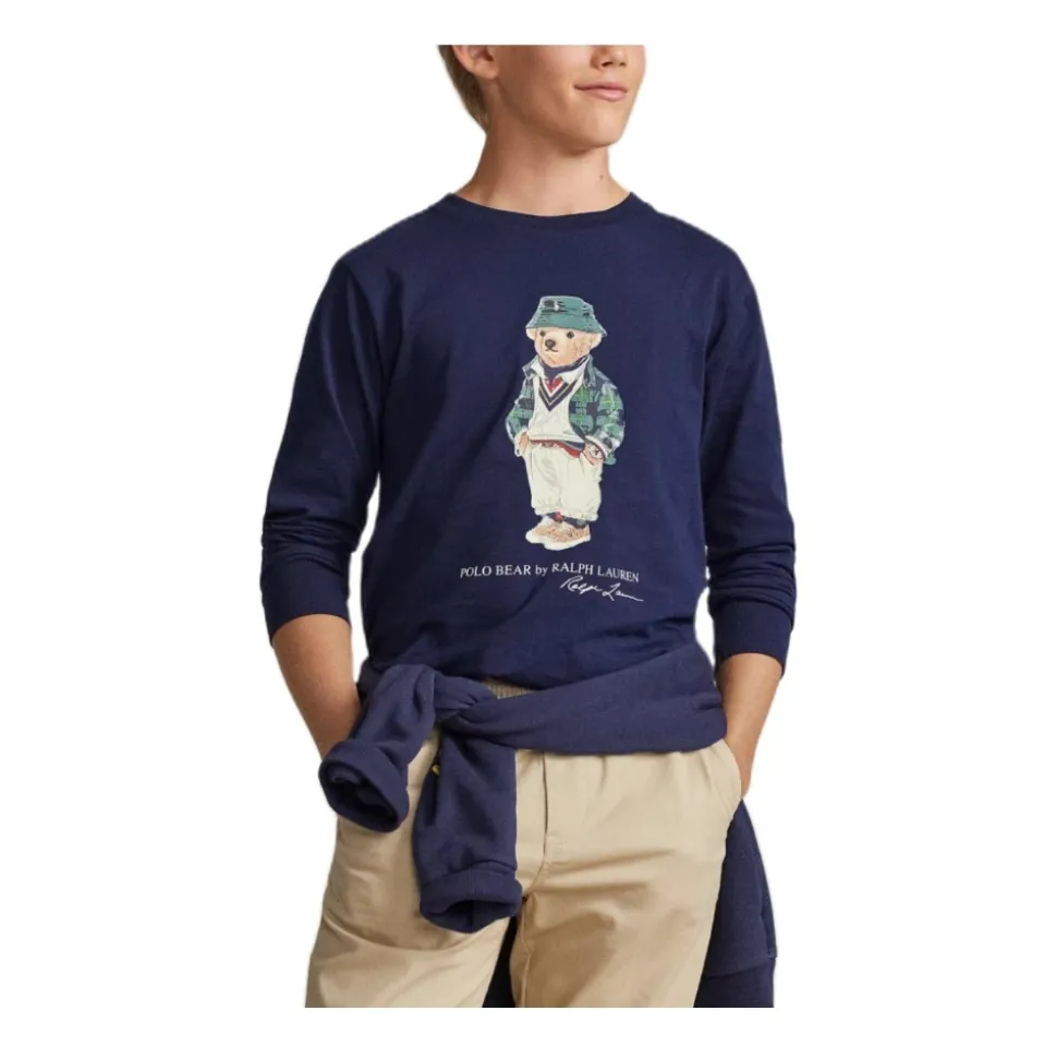 Navy Bear T-skjorte