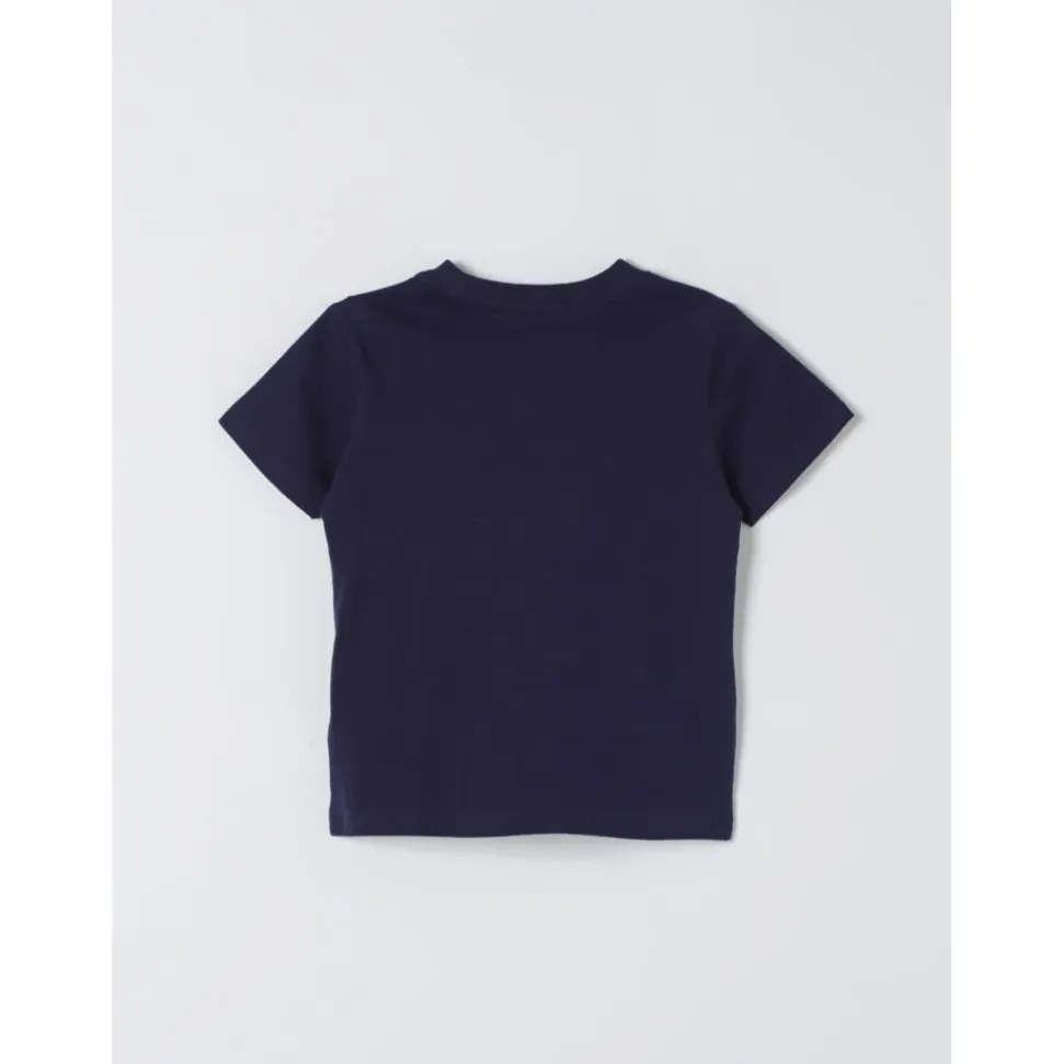 Navy Crew Neck Tee for barn