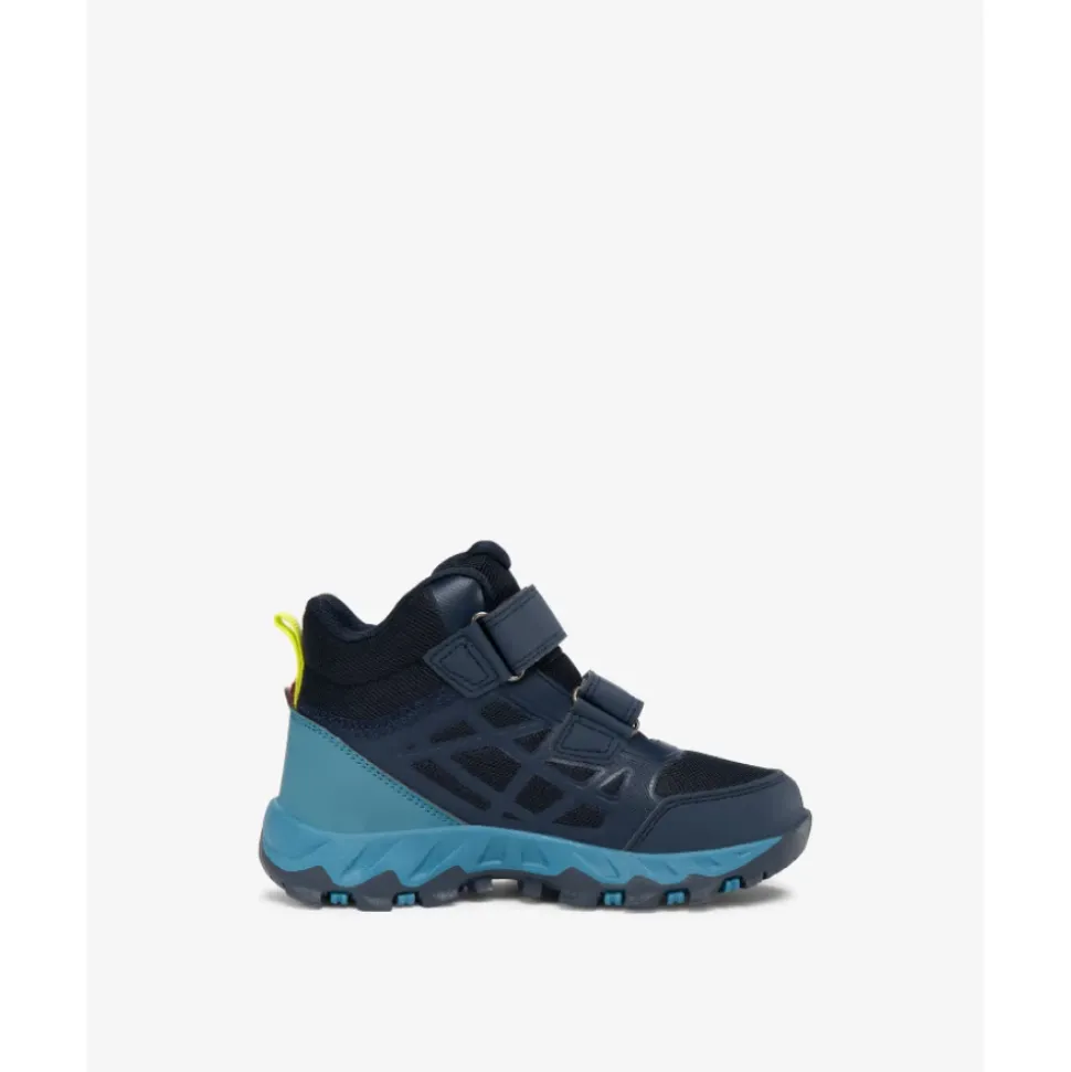 Navy/Denim Track Mid Vanntette Sko