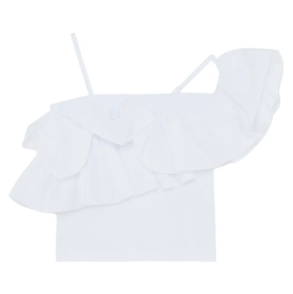One-Shoulder Ruffle Top