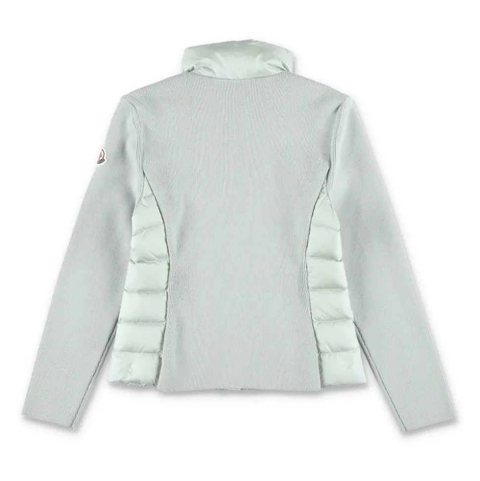 Padded Wool Cardigan